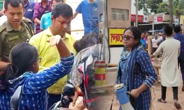 লালমনিরহাটে অন্যের ফুয়েল কার্ড-বাইক নিয়ে পাম্পে আসা যুবককে ইউএনওর থাপ্পড়