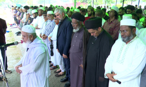খুলনায় আয়াতুল্লাহ আলী খামেনির গায়েবানা জানাজা