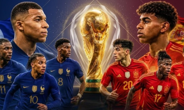 ফাইনালে ওঠার মহাযুদ্ধে মুখোমুখি ফ্রান্স ও স্পেন