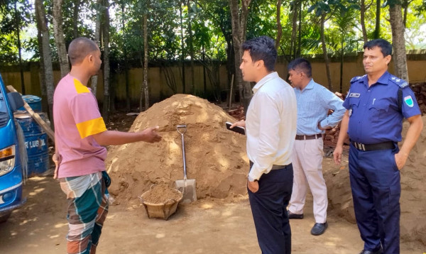 মৌলভীবাজারে অবৈধ বালু উত্তোলনে ইউপি সদস্যকে ৫০ হাজার টাকা জরিমানা