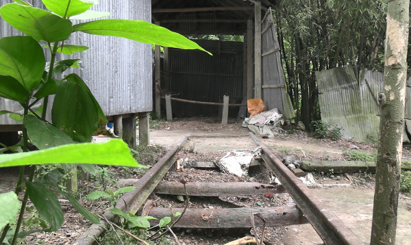 লালমনিরহাটে রেললাইনের উপর বসতঘর