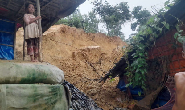 কক্সবাজারে রোহিঙ্গা ক্যাম্পে পাহাড়ধসে শিশুর মৃত্যু