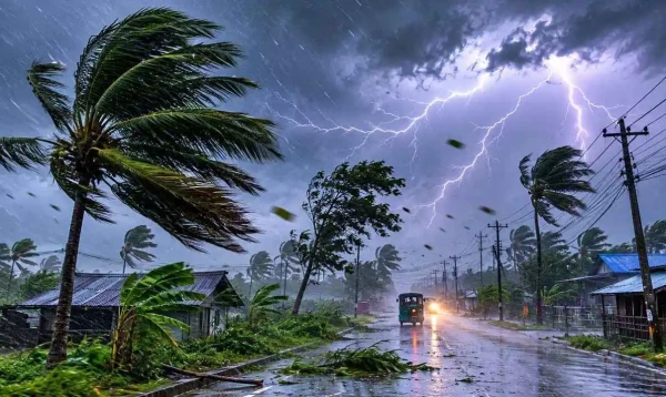 ১২ জেলায় বজ্রবৃষ্টিসহ ঝড়ের সম্ভাবনা