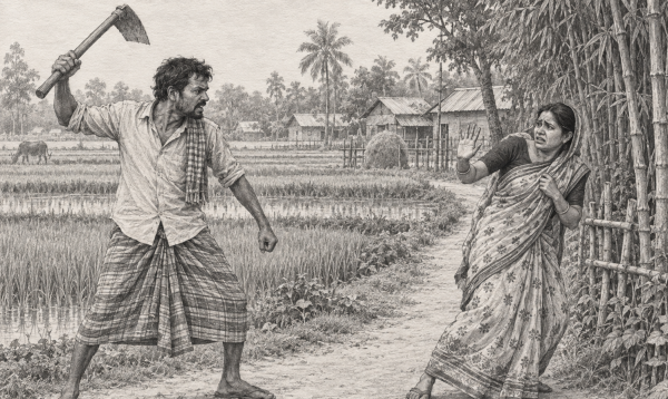 জয়পুরহাটে ভাইয়ের কোদালের আঘাতের ৭ দিন পর প্রাণ গেল বোনের