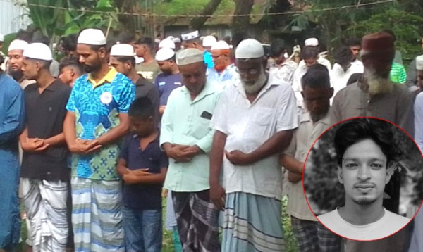 স্পেনে অগ্নিকাণ্ডে নিহত আলিফের দাফন গাজীপুরে সম্পন্ন