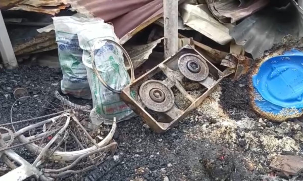 গাজীপুরে আগুনে পুড়ল ২৩ ঘর ও ৫ দোকান