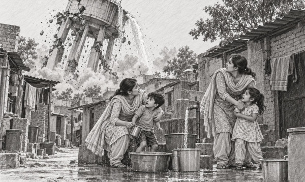 ভারতের হরিয়ানায় পানির ট্যাংক ধসে ২ শিশুর মৃত্যু, আহত মায়েরা
