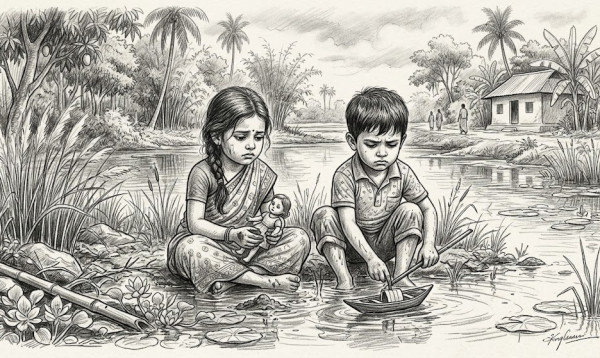 মৌলভীবাজারে পুকুরে ডুবে ২ শিশুর মৃত্যু