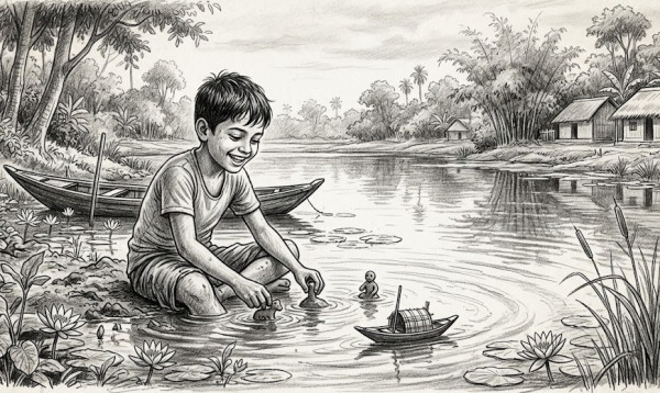 বরিশালে পুকুরের পানিতে ডুবে প্রতিবন্ধী শিশুর মুত্যু