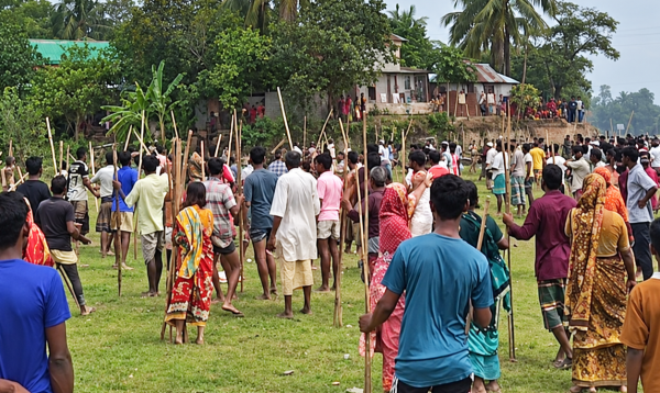 কিশোরগঞ্জে সালিশ শুরুর আগেই দুপক্ষের সংঘর্ষে আহত ৩০
