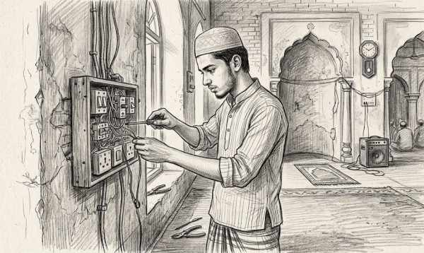 লক্ষ্মীপুরে মসজিদে কাজ করার সময় বিদ্যুৎস্পৃষ্টে মুয়াজ্জিনের মৃত্যু