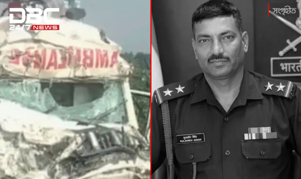 শহিদ সেনার মরদেহ বহনকারী অ্যাম্বুল্যান্সের দুর্ঘটনা, পরিবারের ৩ সদস্যসহ নিহত ৪