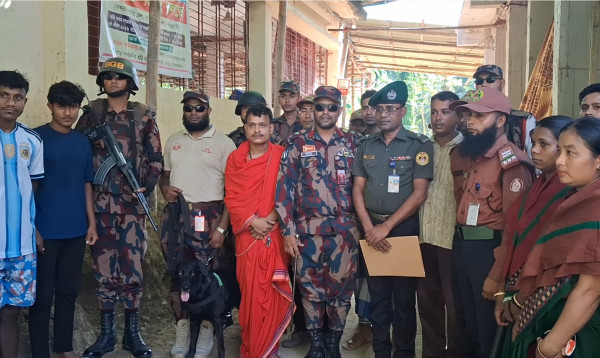থানচির দুর্গম পাহাড়ে সীমান্ত রক্ষা ও মানবিক সেবায় নির্ভীক ৩৮ বিজিবি