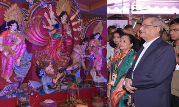 অন্যায়-অত্যাচারের বিরুদ্ধে রুখে দাঁড়ানোই দুর্গাপূজার মূল দর্শন: রাষ্ট্রপতি