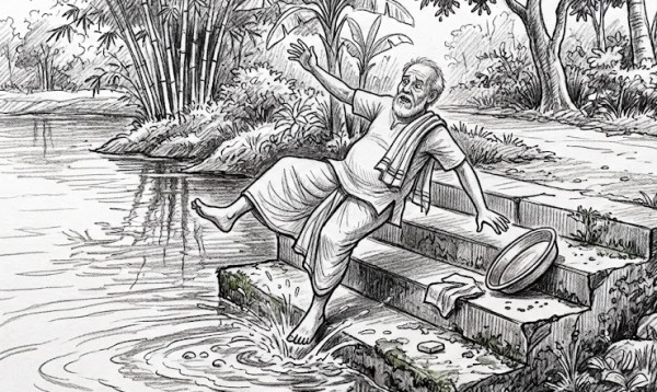 মানিকগঞ্জে গোসল করতে গিয়ে পা পিছলে পুকুরে ডুবে বৃদ্ধের মৃত্যু