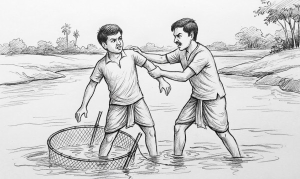 নওগাঁয় নদীতে মাছ ধরার রিং জাল বসানো নিয়ে সংঘর্ষে যুবক নিহত