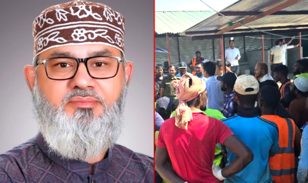 কুয়াকাটায় মাসুদ সাঈদীর হোটেলের নির্মাণকাজ বন্ধ করে দিল প্রশাসন